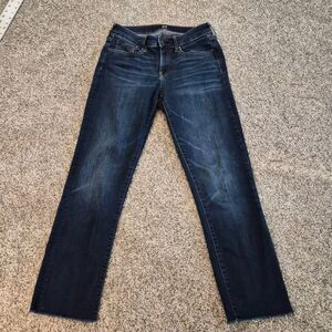 GAP Denim Curvy Straight Jeans Sz 12 EUC